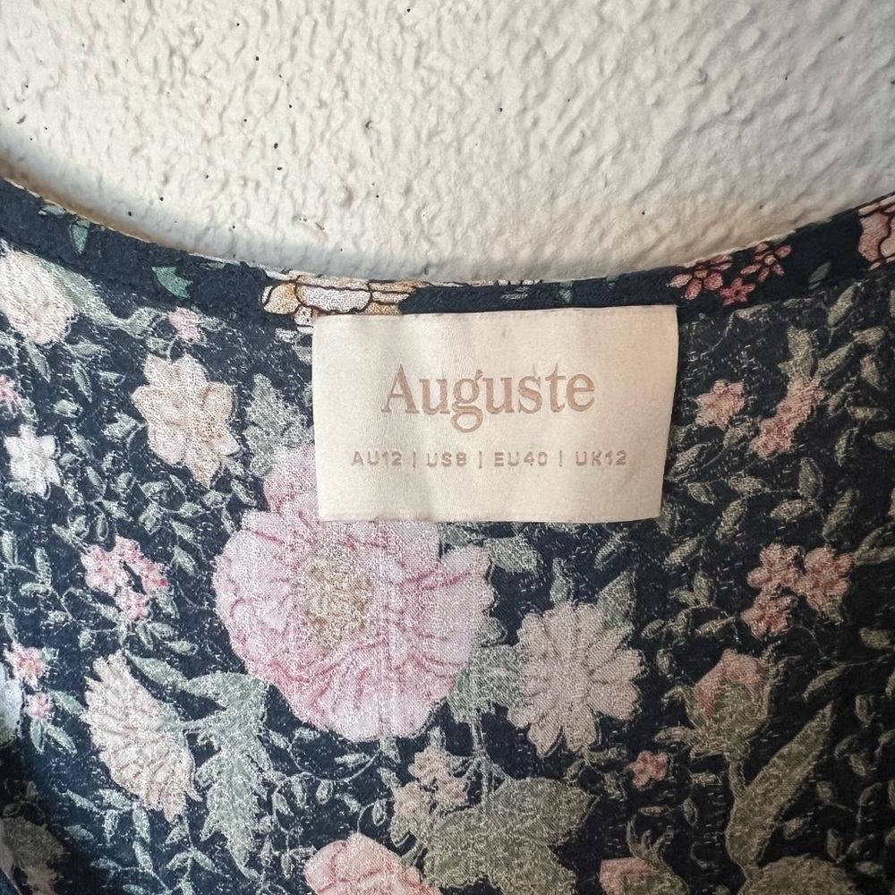 Auguste the Label Spring Rose Wylde Maxi Dress Navy - Picture 10 of 13